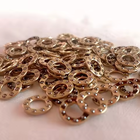 50PCS/ Lot F4-7 F6-11 Mini Plane Axial Bearing Steel Ball Thrust Copper Protection Folding Knife Acc