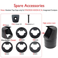 SYNCROS HIXON IC SL Integrated Carbon Handlebar Stem Chameleon color scheme 100% Full Carbon  28.6mm