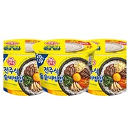 Ottogi Instant Cup Rice Korean Jeonju Style Dolsot Bibimbap 269g, 3ea