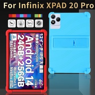 For Infinix XPAD 20 Pro Tablet 12 Inch Case Kids Friendly Collision Avoidance Silicone Adjustable St