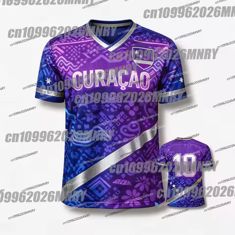 Curacao Soccer Jersey 3D,2026 Fan Shirt Curacao Football Tee Matching family for Men Woman tshirt su