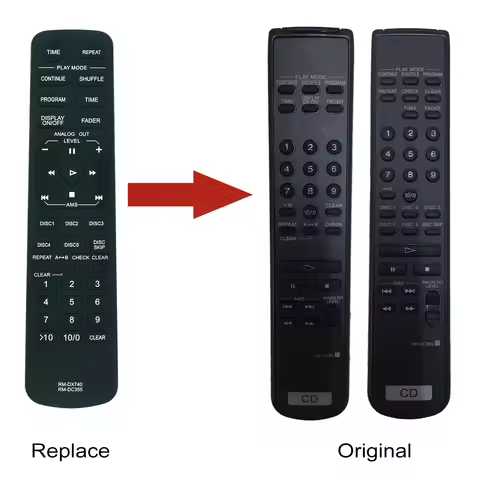 New RM-DX740 RM-DC355 Relaced Remote Control Fit For Sony CD Changer Player CDP-XB740 CDP-XB740E CDP