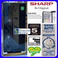 kulkas Sharp 1 pintu double freezer SJ X 197 W DW