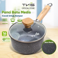 NEWEST PROMOTION Tkis Daily Pot Milk Pot 16cm Mpasi Soup Pot Non-Stick Medical Stone Pot + Lid