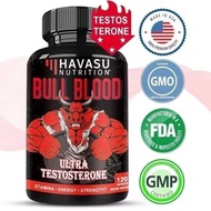 100% Original Products.120 Capsule.Natural Bulls Blood Advanced Energy Performance Supplement.Ee