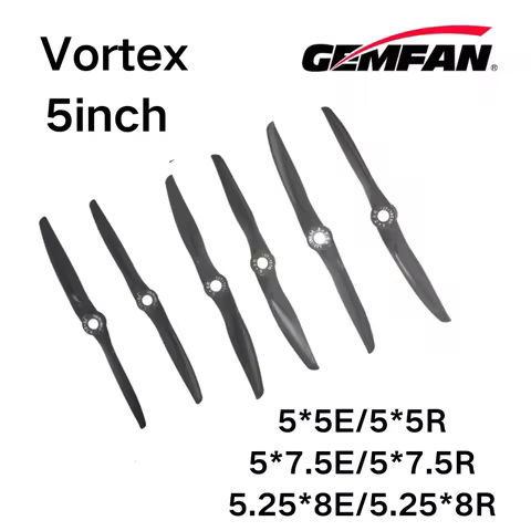 5in VORTEX Prop 5x5R 5x7.5E 5.25x8E Electric CCW CW Nylon Fiberglass GEMFAN Propeller APC for Fixed