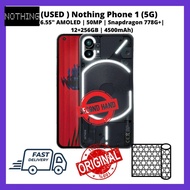 (USED) Nothing Phone 1 (6.55" AMOLED | 50MP | SD 778G+ | 8+256GB | 4500mAh) 1 Month warranty