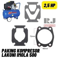 Promo Paking Set Imola500 2.5Hp Contains 3 Shapes Packing Gasket Air Compressor Lakoni Imola 500 2.5