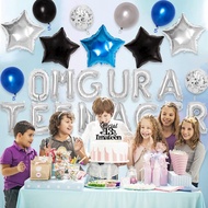 13th Birthday Party Decorations for Boys Blue 13th Birthday Party Supplies - Omg Ur a Teenager Ballo