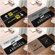 Modern Airport Runway Printed Pattern Welcome Rug Living Room Bedroom Entrance Doormat Rugs Kitchen 