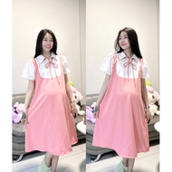 Cotton office maternity dress size 45/65kg