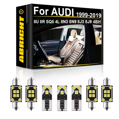 ABRIGHT Car Interior LED Lights Canbus For AUDI Q3 Q5 TT 8U 8R SQ5 4L 8N3 8N9 8J3 8J9 4BH 2005 2009 