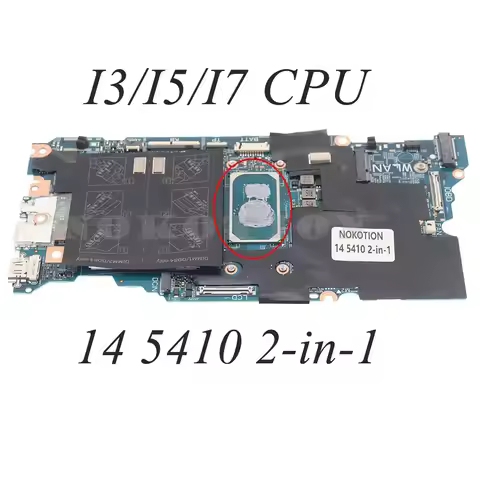 CN-01YJ86 01YJ86 1YJ86 203071-1 03P8J For DELL Inspiron 14 5410 2-in-1 PC Motherboard With I3/I5/I7 