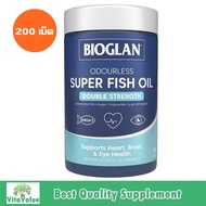 น้ำมันปลา Bioglan Odourless Super Fish Oil 1000 mg Double Strength 200 Capsules