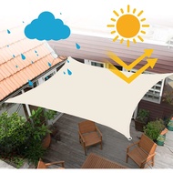 2x1.8m Manufacturer Customized Sunshade Sail Rectangular Oxford Cloth Waterproof 95% Ultraviolet Blo
