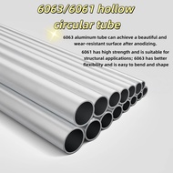 500mm  Aluminum alloy round tube 6061/6063 capillary aluminum tube hollow tube DIY model structure/f