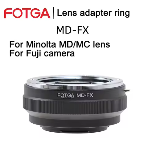 FOTGA Lens Adapter Ring MD-FX For Minolta MD Lens to For Fujifilm X Mount Camera X-A1 X-A2 X-A3 X-A1