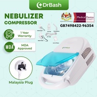 Nexgo DrBash Nebulizer machine Portable Air-Compressing Machine Asthma Inhaler Untuk Dewasa & Kanak-