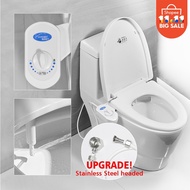 yzkrvv2_64[SG Seller] Bidet Toilet Seat Attachment Self Cleaning Nozzle Fresh water Dual retractable nozzles Bidet