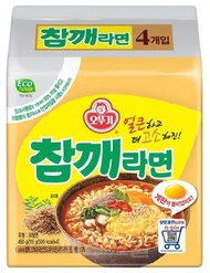 不倒翁 - 芝麻拉麵 (4包裝) **此日期前最佳:2026年7月12日**