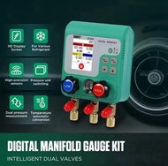 DUOYI-DY523 0-6000kpa เครื ่ องวัดความดันเครื ่ องทําความเย ็ น Digital Manifold Gauge Meter สําหรับ