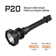 Đèn pin chiếu xa ACEBEAM P20 độ sáng 5600 lumen tầm chiếu xa 1454m