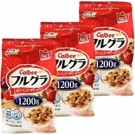 Calbee Frugra Fruit Granola Frugra 1.2 kg x 3 Pack Set