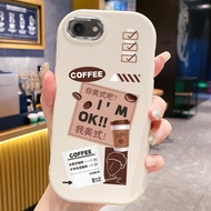 Case For iPhone 6 Plus 6s 7 8 X Xs Max Xr 11 Pro Shockproof Coffee Phone Round And Fat