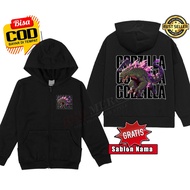 Godzilla evolved Children's Zip-Up Hooded Jacket