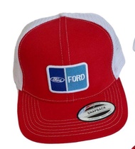 USA Vintage Trucker Cap Ford Red