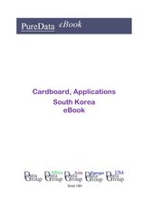 Cardboard, Applications in South Korea Editorial DataGroup Asia