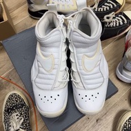 nike air shake ndestrukt triple white