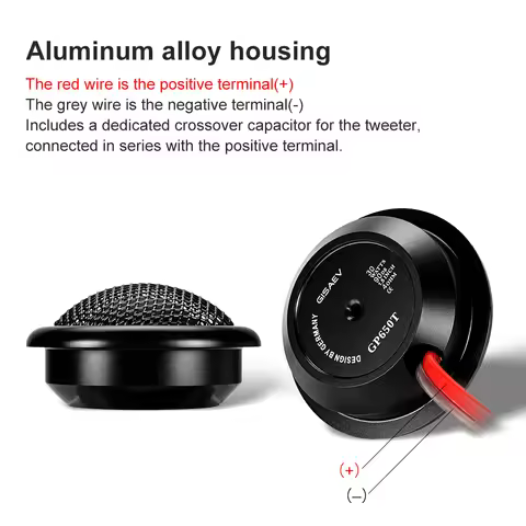 2-inch Car Tweeter High-Fidelity Stereo Speaker Tweeter Unit - Aftermarket Car Silk Dome Tweeter wit