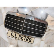 ORI W126 FRONT CHROME RADIATOR GRILL SARUNG MERCEDES BENZ