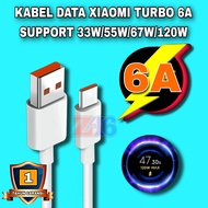 6A 67W/65W Mi Turbo Charger Cable USB Type C Cable Fast Charging for Xiaomi 12 11 Pro Redmi Note 11 