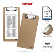 JOYKO CLB 64-65 CLIPBOARD | F4-MINI | MDF MATERIAL | EXAM BASE | MENU BASE