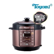 Toyomi 5.0L Micro-com Pressure &amp; Rice Cooker with Duo Pot PC 5090 - White / Black
