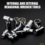 Lidu12 Short Socket Set 1 4Inch Drive 6 Point Metric Size 4mm to 14mm for Auto Repair