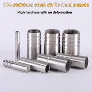304 stainless steel welded pagoda joint single head hose joint bamboo joint pagoda joint 3 minutes 2