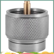 Camping Stove Adapter 1LB Propane Small Tank Input and a Lindal Valve EN417 Output Outdoor Cylinder 