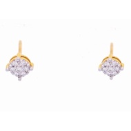 Happy Jewelry Real Diamond Gold Earrings 37.5% ER292