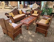 kursi madura matahari kayu jati sofa jok