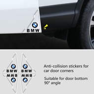 4pcs Transparent Car Door Corner Cover Bumper Collision Anti-scratch Protector For BMW F10/F30/F45/F46/F48/G30/X1/X2/X3/X5/X6