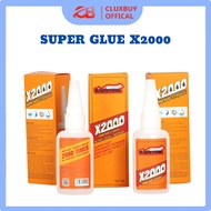 Lem Super X2000 Lem Super Glue Serbaguna X2000 Tahan Air Lem Super Kuat Perekat Semua Jenis Bahan Ta