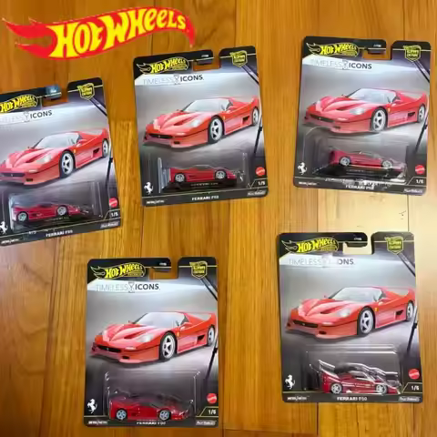 In Stock Original Hot Wheels FPY86 TIMELESS ICONS FERRARI F50 Model Diecast Cars Ornament Collect To