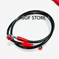 Selang Rem Variasi Depan / Tali Kabel Rem Cakram Depan Brake Line Ukuran 100cm Warna Hitam Jupiter M