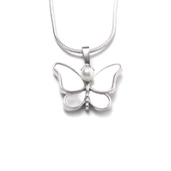 LS สร้อยคอแฟชั่น สร้อยคอเงิน สร้อยคอผีเสื้อ n2493