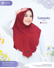 Samanta Daffi Hijab Terbaru 2023 Viral Jilbab Instan Premium Kerudung Ibu