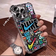 Casing Vivo V1901A V1901T  V1901 V2052 V2026 Creative Barb Pattern Clear Shockproof Transparent Phon