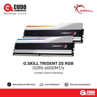 G.Skill Trident Z5 RGB DDR5 32GB (2x 16GB) 6000MHz CL36 Kit Silver (F5-6000J3636F16GX2-TZ5RS)